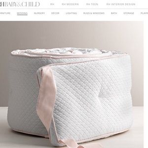 Restoration Hardware Baby Crib Bumper